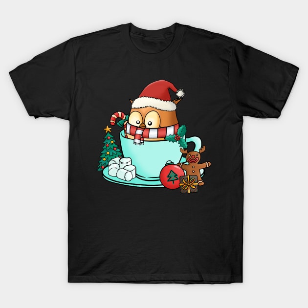 Cute and Lovely Animals with Christmas Vibes T-Shirt by Gomqes